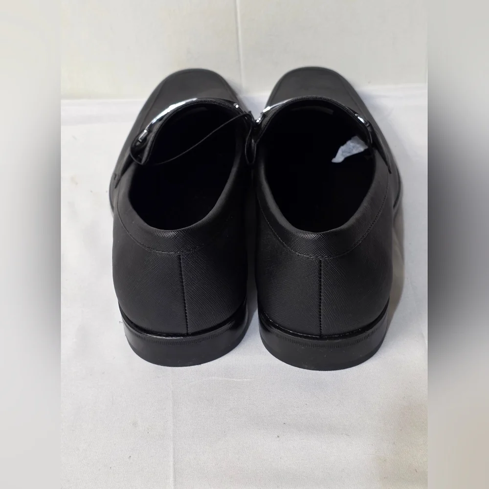 Guess Handy Dress Textured Black Slip-On Loafers Mens Size 10.5